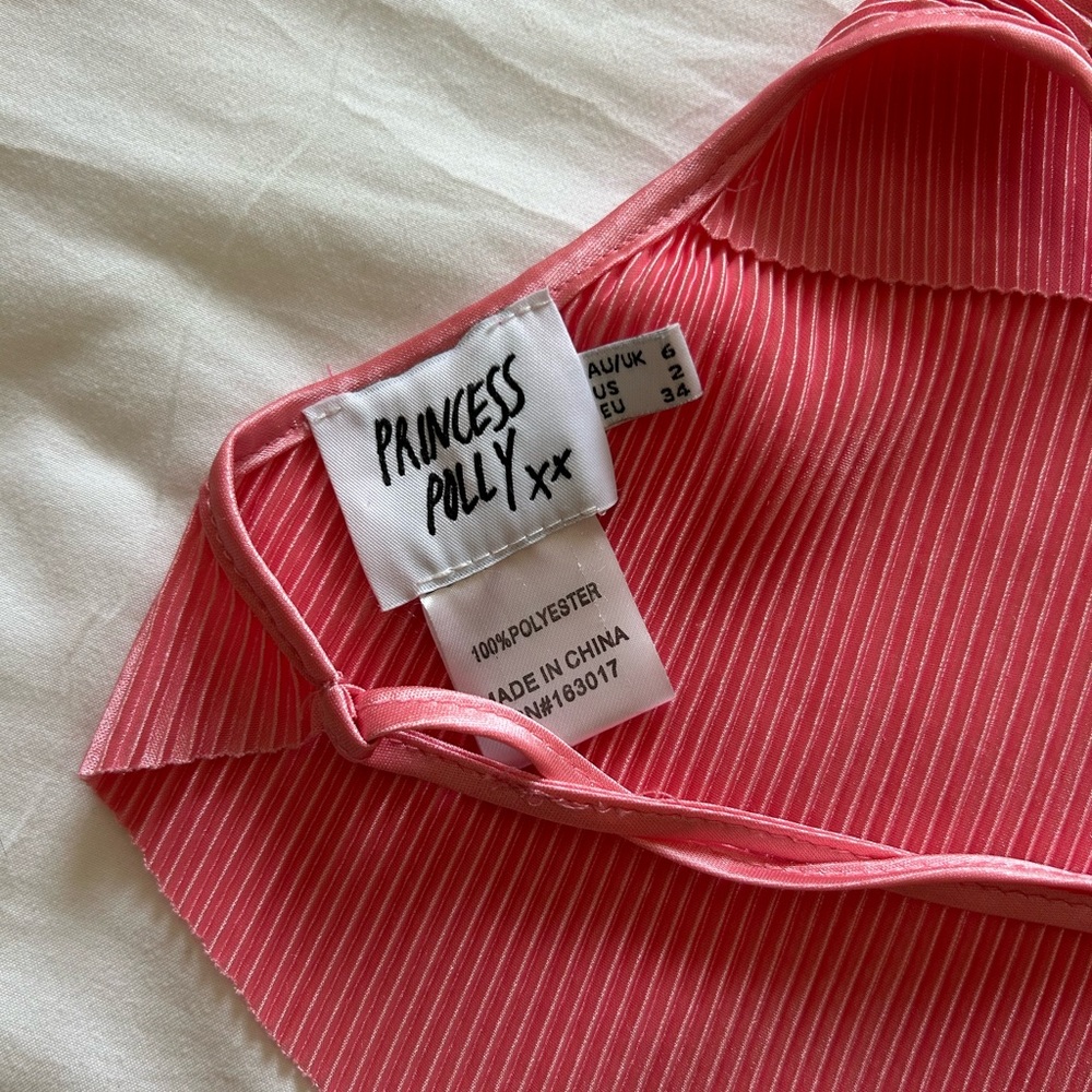 Princess Polly Pink Textured Top